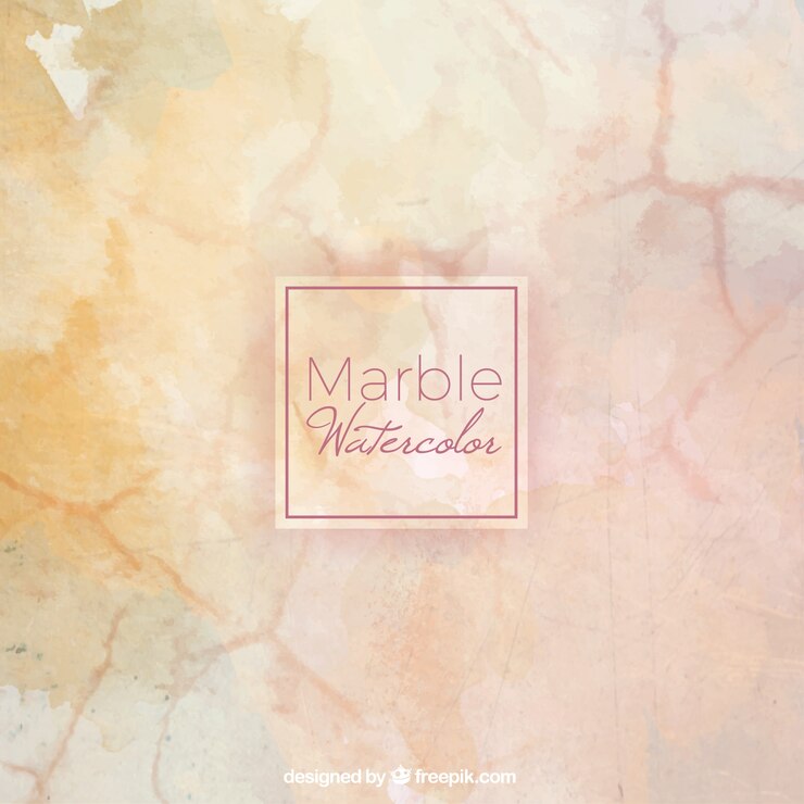 Free Vector watercolor background simulating marble 
