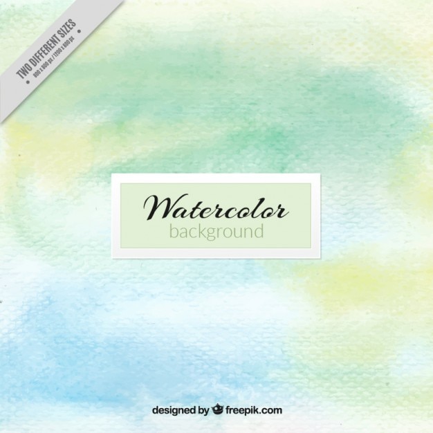 Free vector watercolor background in soft tones