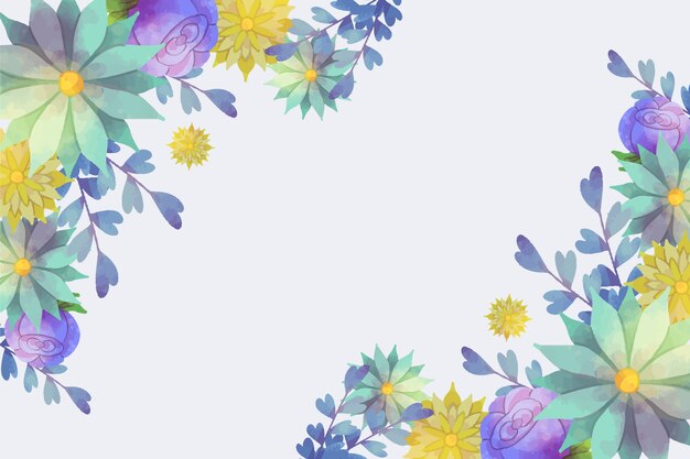 Watercolor background theme