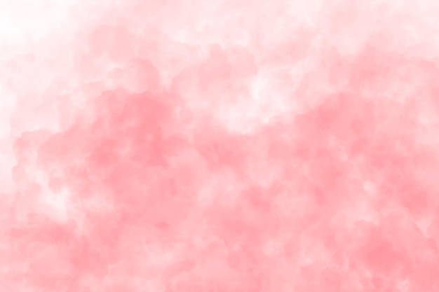 Free vector watercolor background with clouds