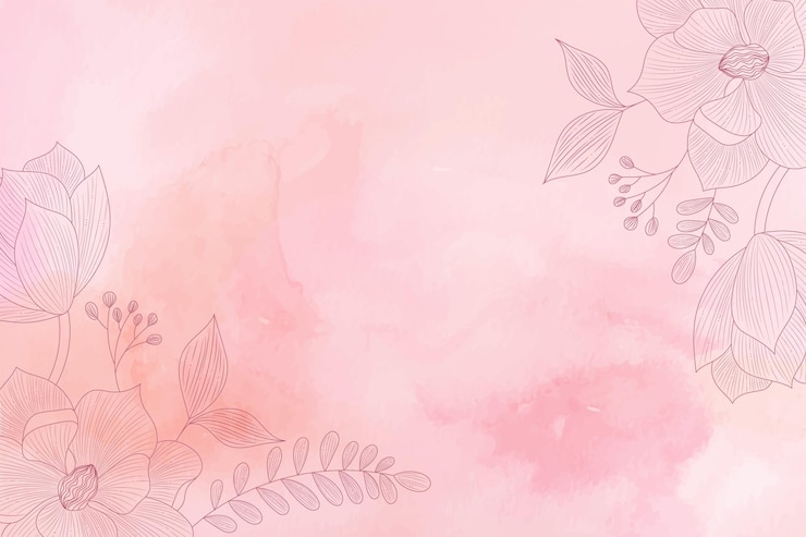 Free Vector watercolor background with hand drawn elements