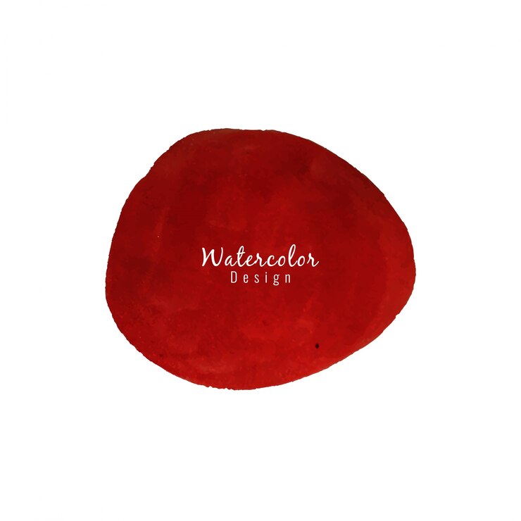 Free Vector watercolor background with red stain