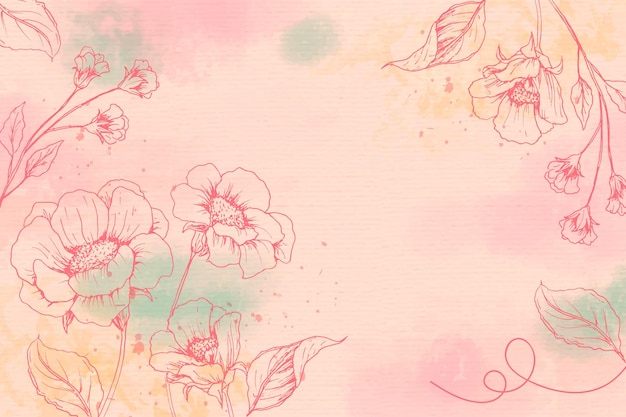 Free vector watercolor background
