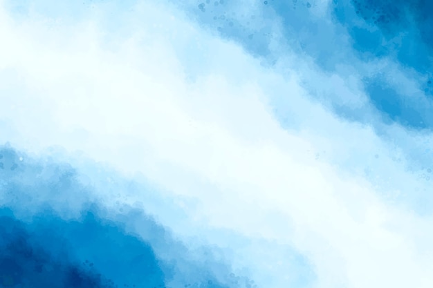 Акварель синий абстрактный фон