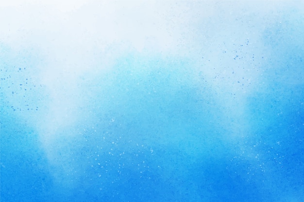 Бесплатное векторное изображение Акварель синий фон