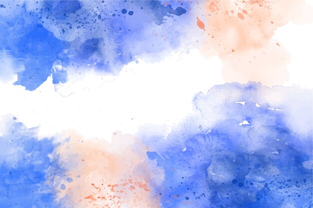 Watercolor blue background