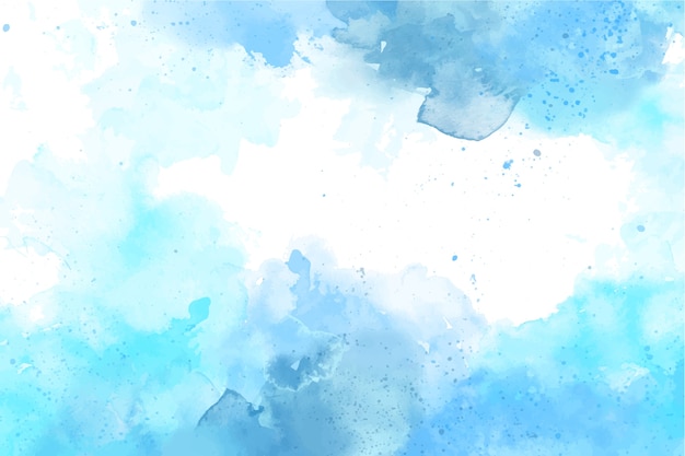 Free vector watercolor blue background