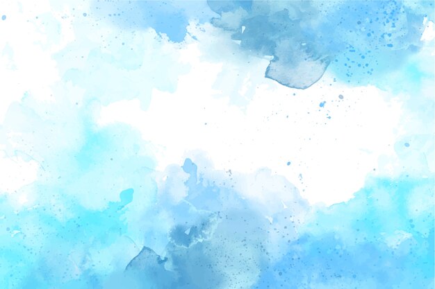 Watercolor blue background