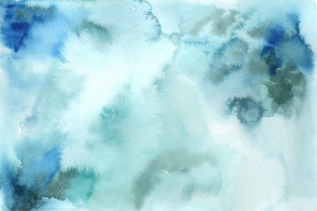 Watercolor blue background