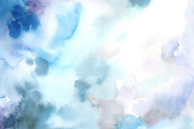 Free vector watercolor blue background