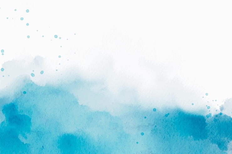Free Vector watercolor blue winter background