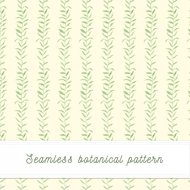 Free vector watercolor botanical pattern