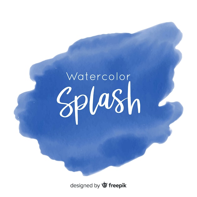 Watercolor brush stroke background