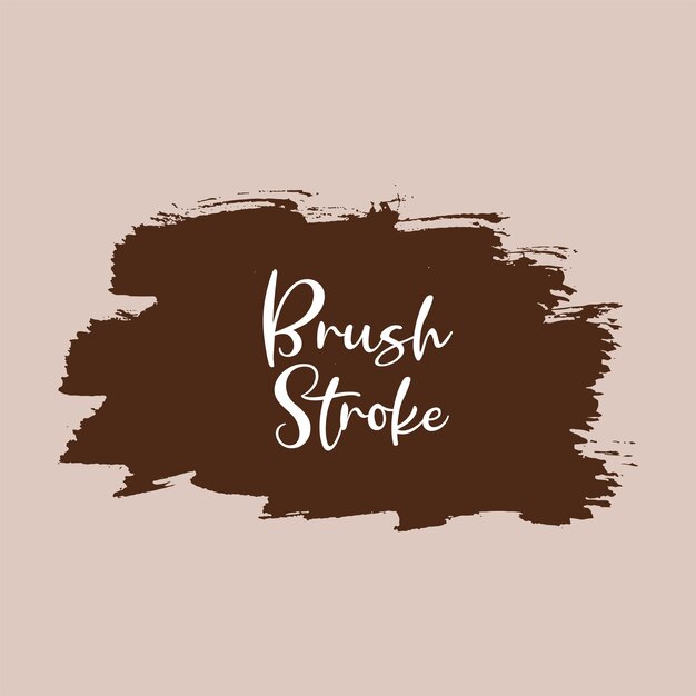 Watercolor brush stroke grunge design for text and message vector