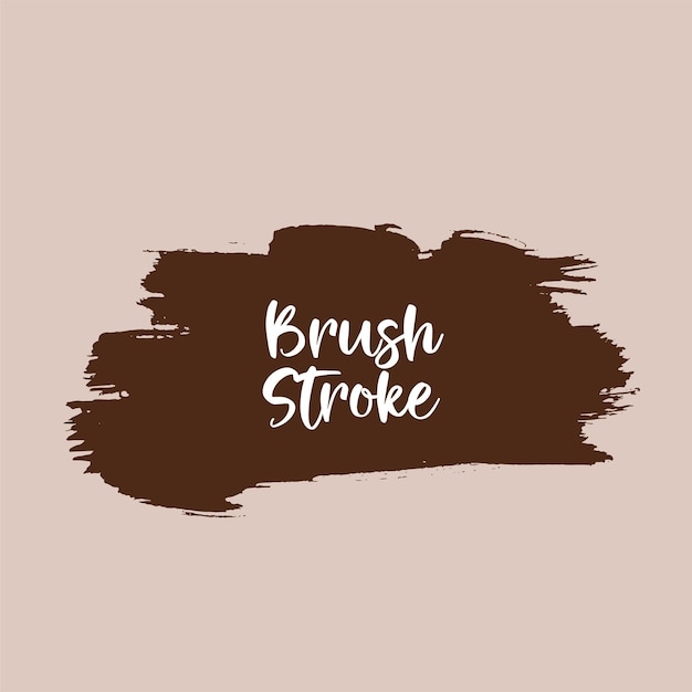 Watercolor brush stroke grunge design for text and message vector