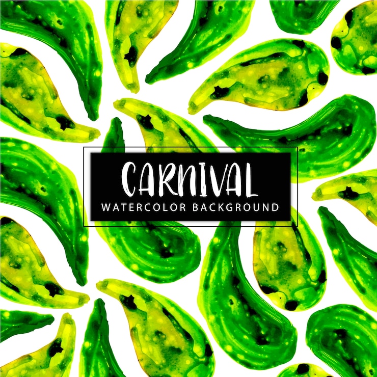 Free Vector watercolor carnival background