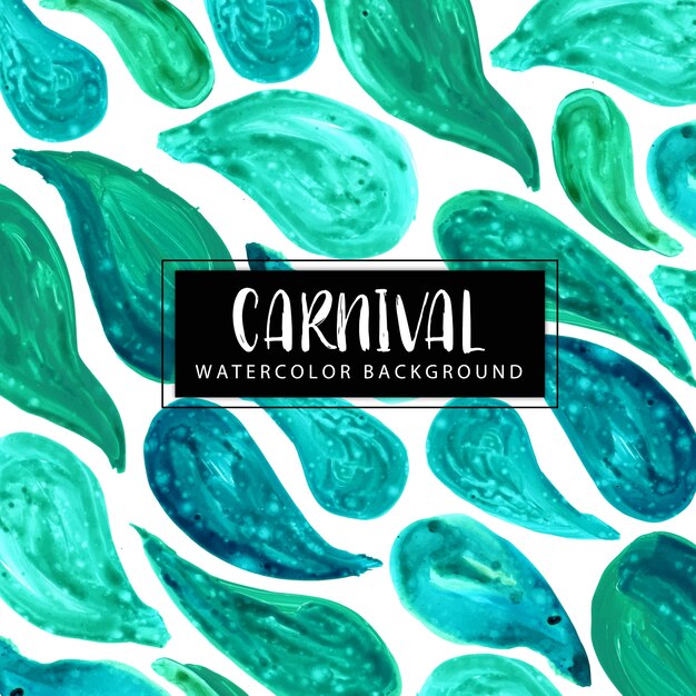 Watercolor Carnival Background