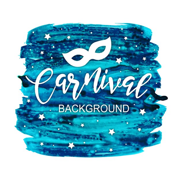 Watercolor Carnival Splatter Background