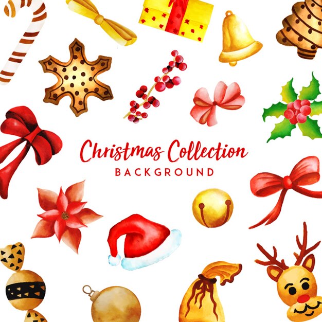 Watercolor Christmas Collection