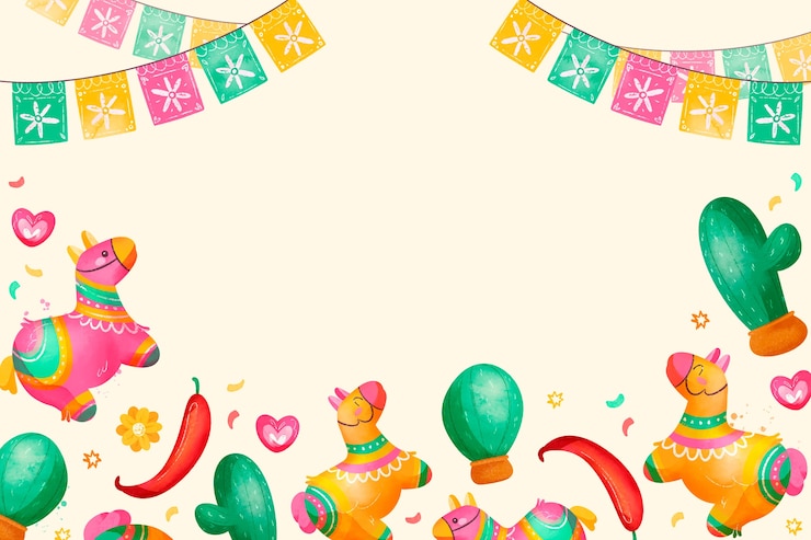 Free Vector watercolor cinco de mayo background