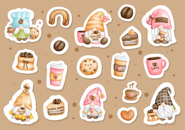 手描きのかわいい食べ物のコレクション 無料のベクター 手描きのかわいい食べ物のコレクション 無料のベクター