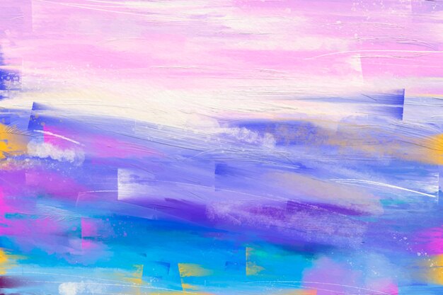 Watercolor colorful background with oil painting