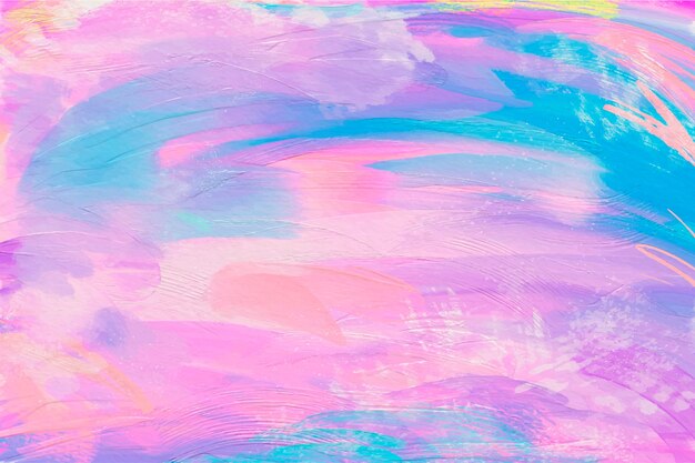 Watercolor colorful background with oil painting