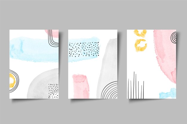 Watercolor cover collection