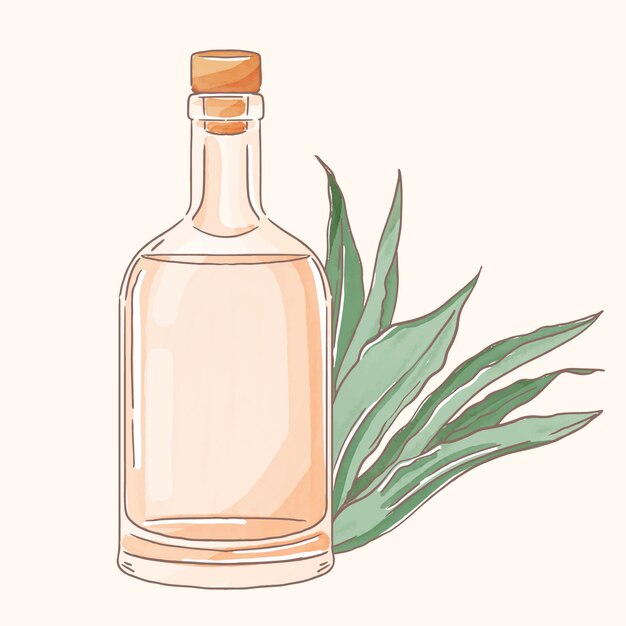 수채화 맛있는 mezcal 그림