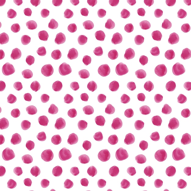 수채화 도트 패턴 핑크 색상