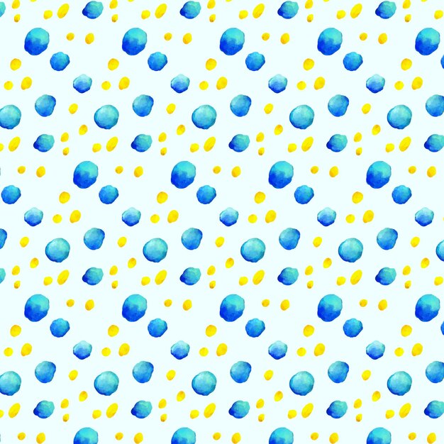 Watercolor dotty pattern