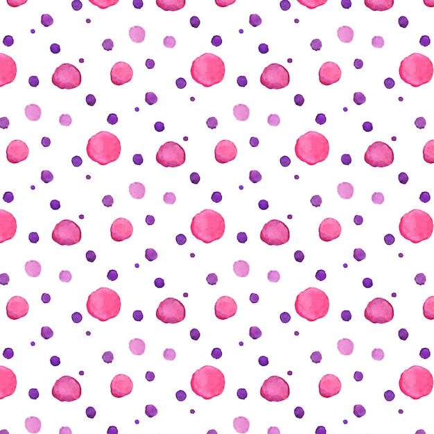 Watercolor dotty pattern