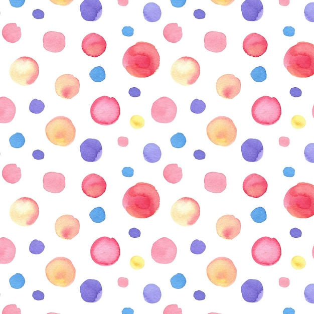 Free vector watercolor dotty pattern