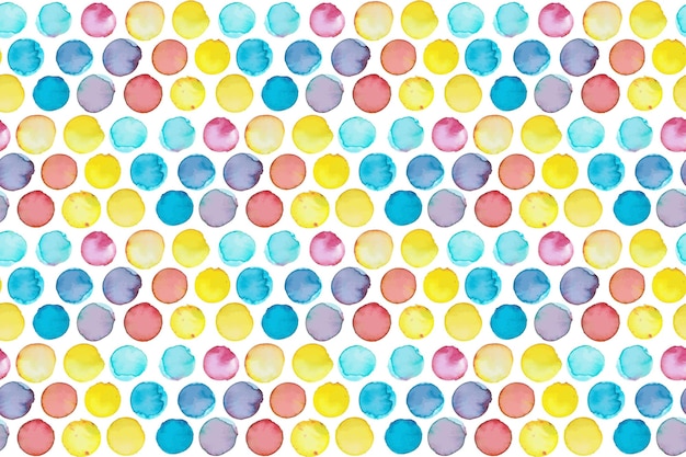 Watercolor dotty pattern