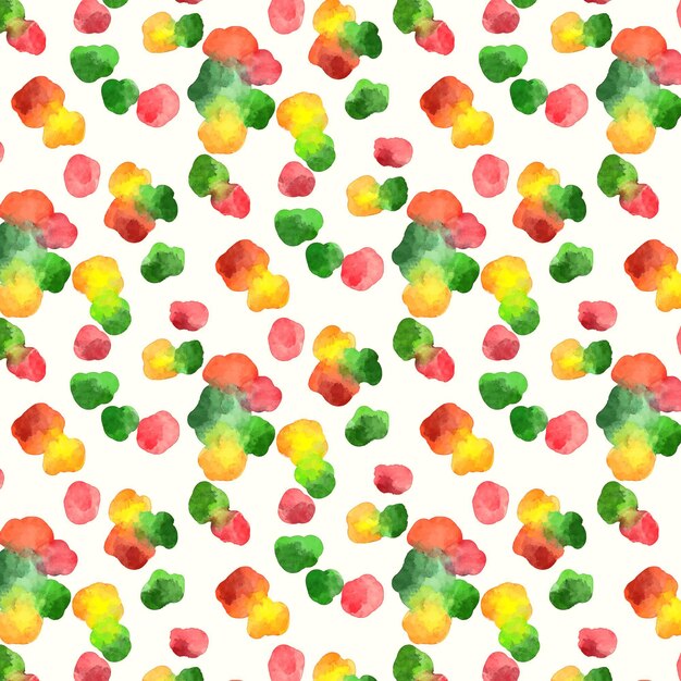 Watercolor dotty pattern