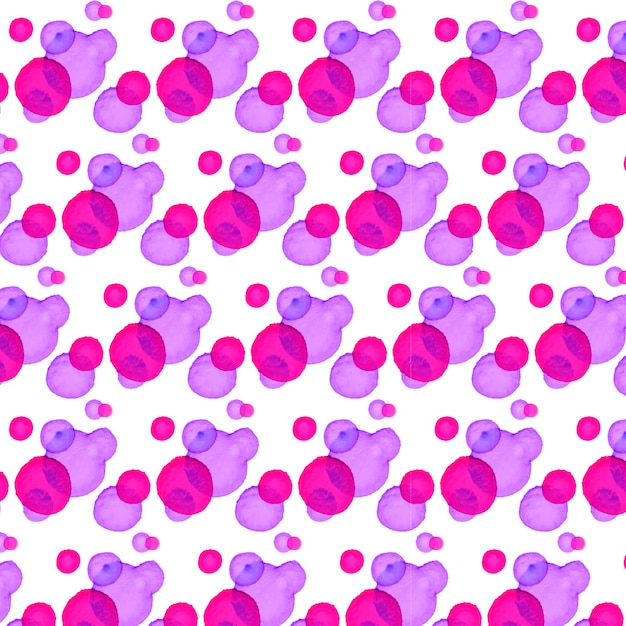 Watercolor dotty pattern