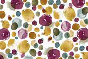 Free vector watercolor dotty pattern