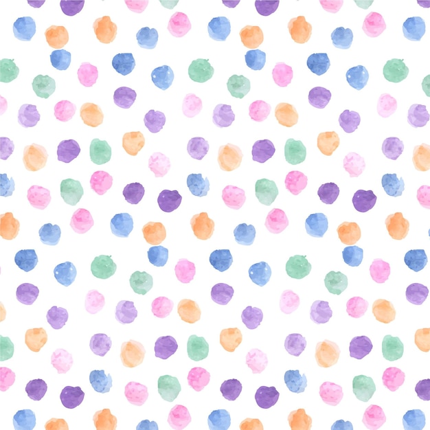 Free vector watercolor dotty pattern