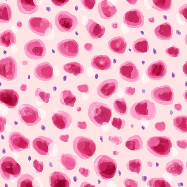 Watercolor dotty pattern