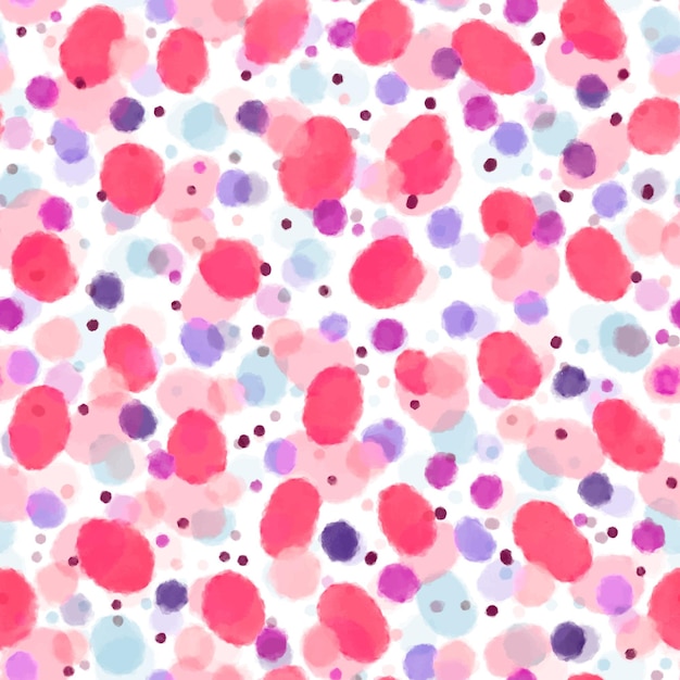 Free vector watercolor dotty pattern