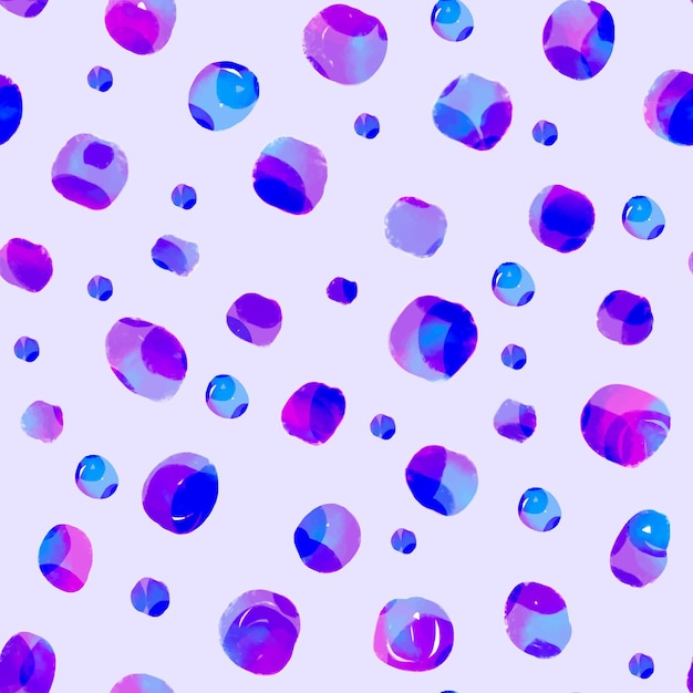 Watercolor dotty pattern