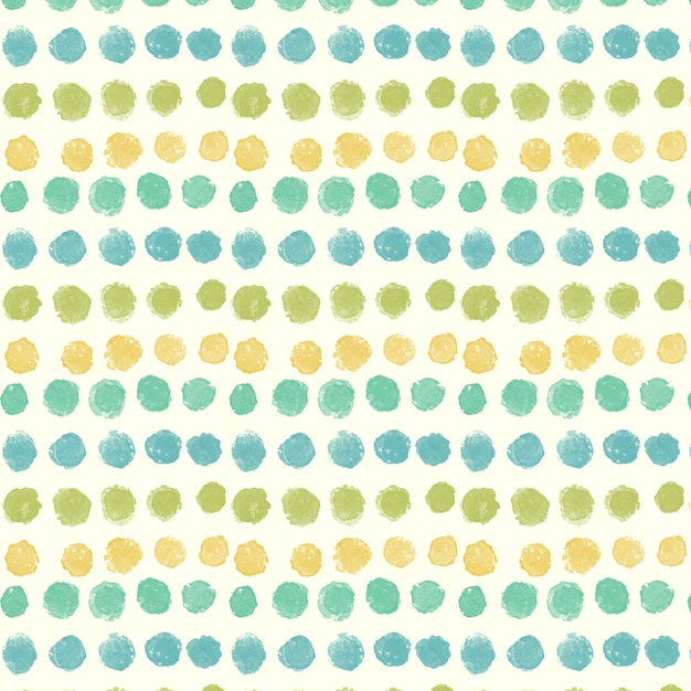 Watercolor dotty pattern