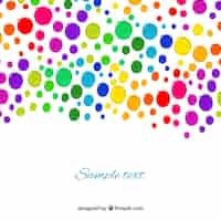 Vettore gratuito watercolor drops background