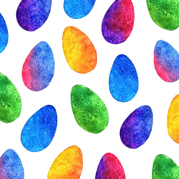 Watercolor Easter Background