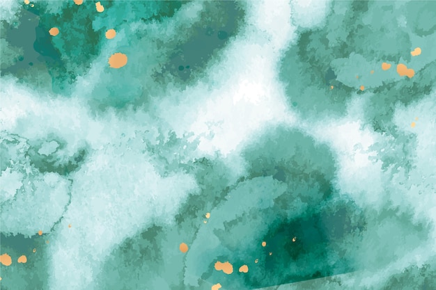 Free vector watercolor emerald  background