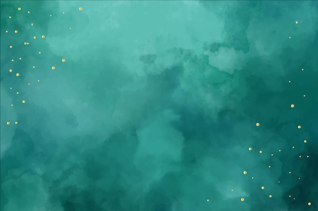 Free vector watercolor emerald background