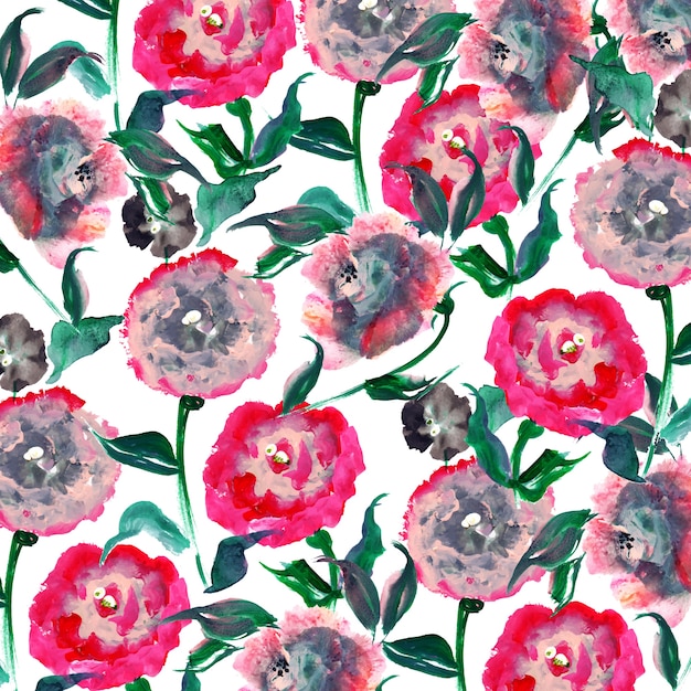 Watercolor Floral Background