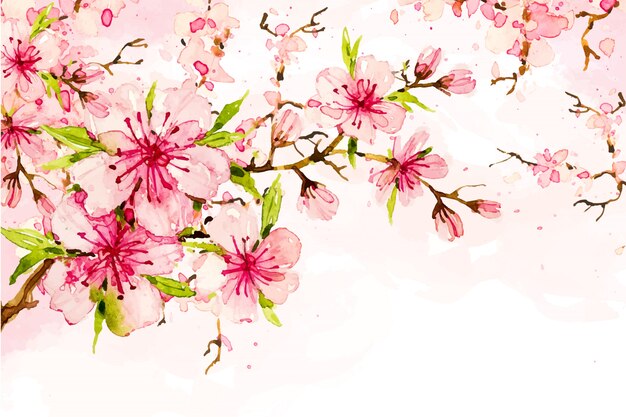 Watercolor Floral Background