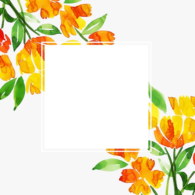 Download Free Watercolor Floral Frame Multi Purpose Background Svg Dxf Eps Png Pin By Etsy On Products Cutting Files Flower Svg Filing Pinterest