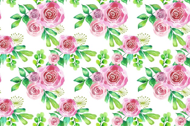 Watercolor floral pattern